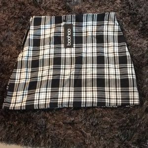 plaid skirt